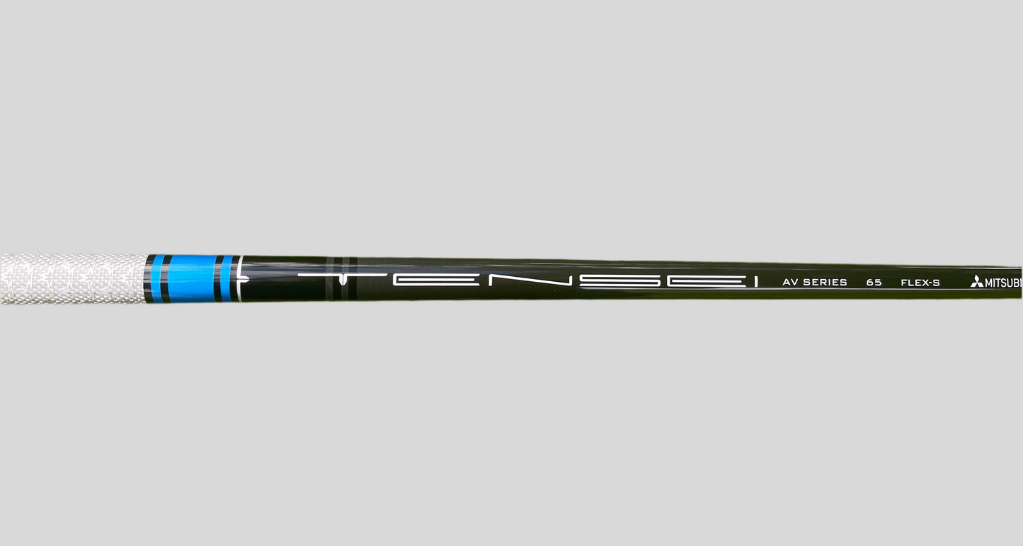 TENSEI AV RAW BLUE Driver shaft. 65g STIFF Flex. CHOOSE ADAPTER.